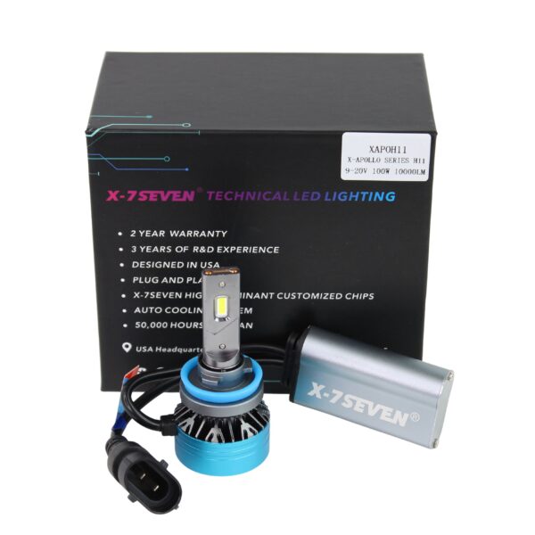 X-Apollo Series 120W 12000LM LED Headlight Bulbs - Image 11