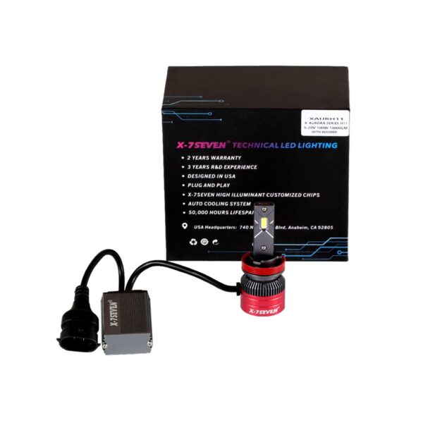 X-Aurora Series 100W 10000LM LED Headlight Bulbs - Image 4