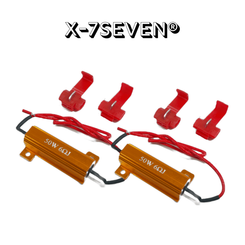 X-Load Resistor -Set- to eliminate Hyper Flashing on LED Turn Signal