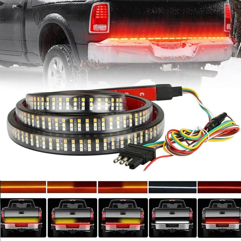 48 inch WHITE/AMBER/RED 6 Modes LED Tail Light Signal Light Strip - Image 3