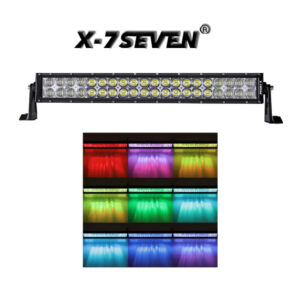 22 inch 120W RGB Cree Combo Projector Lens Curved Led Light Bar
