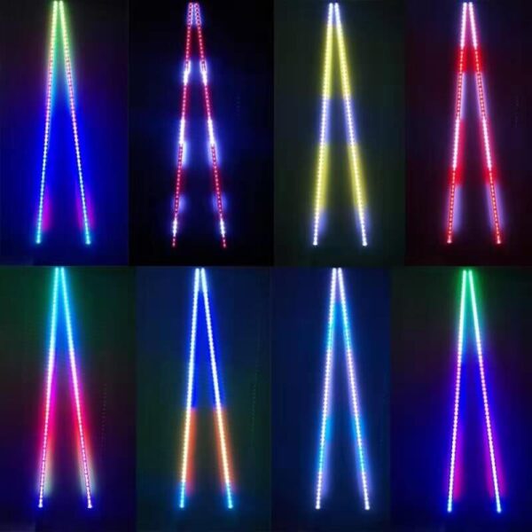 2-Pack 3 Feet Slim RGB Flexible Whip