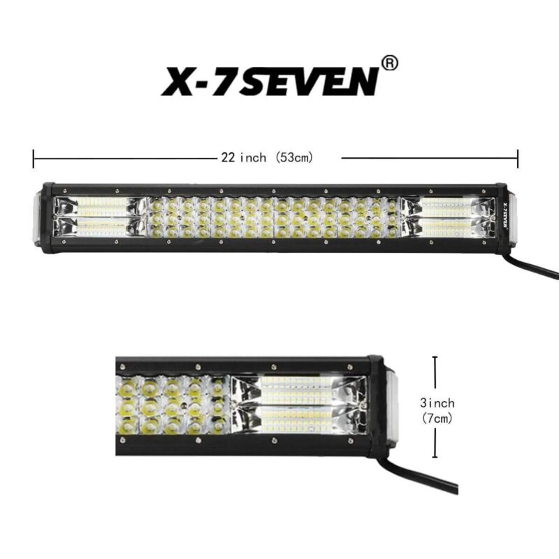 22 inch 96W Triple Row Combo Beam Side Shooter