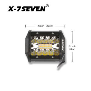 4'' 45W White-Amber Six Modes Combo Beam Led Fog Light