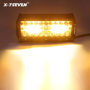 7 inch 60W White-Amber Six Modes Combo Beam Led Work Light
