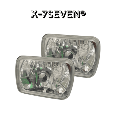 5x7 inch --Removable H4 Bulb-- Use any H4 bulb, Halogen or LED