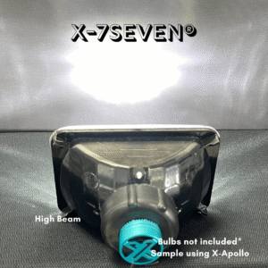 4x6 inch --Removable H4 Bulb-- Use any H4 bulb, Halogen or LED