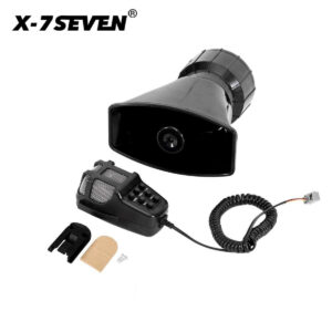 12V 100W 7 Sound Styles Emergency Warning Horns with Mic PA Speaker