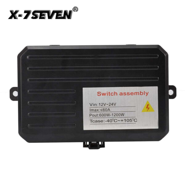 X-SWITCH Series 8 Digital Switch Panel Blue Background