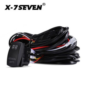 Work Lights Wiring Harness with ON/OFF Rocker Switch (Two Lights)