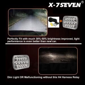 X-WIRES Series H4 Headlight Relay Harness To Fix Dual Ground Issues